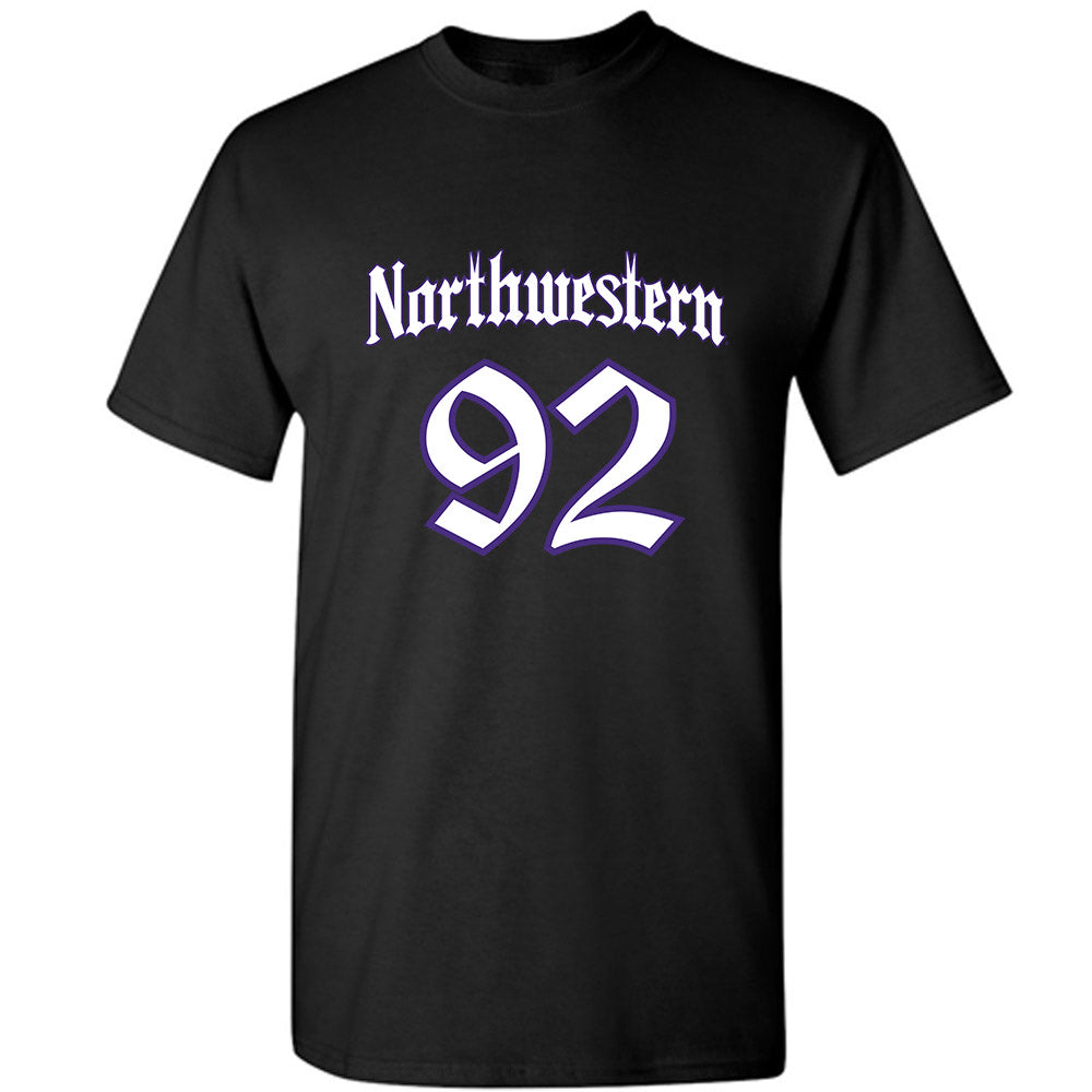Northwestern - NCAA Football : Nikola Dugandzic - T-Shirt-0