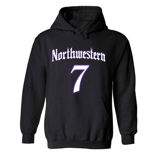 Northwestern - NCAA Women's Volleyball : Lauren Dignan - Hooded Sweatshirt-0