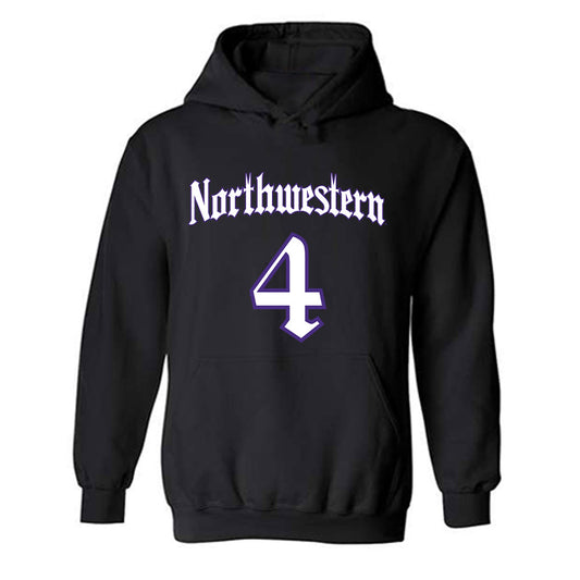 Northwestern - NCAA Women's Lacrosse : Reese Hansen - Hooded Sweatshirt-0