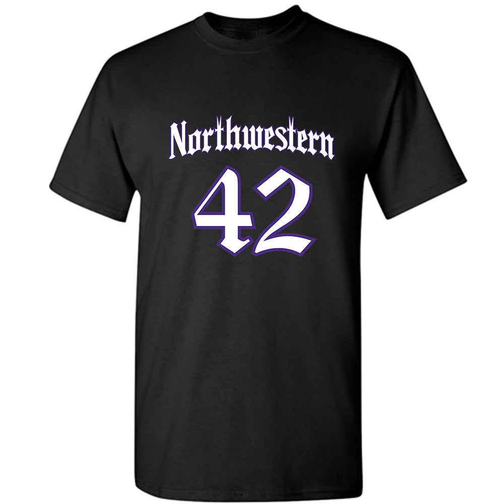 Northwestern - NCAA Football : Nigel Glover - T-Shirt-0
