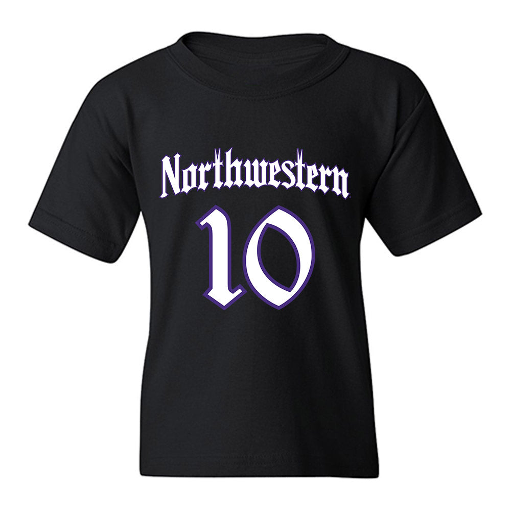 Northwestern - NCAA Women's Basketball : Sandra Moreno - Youth T-Shirt-0
