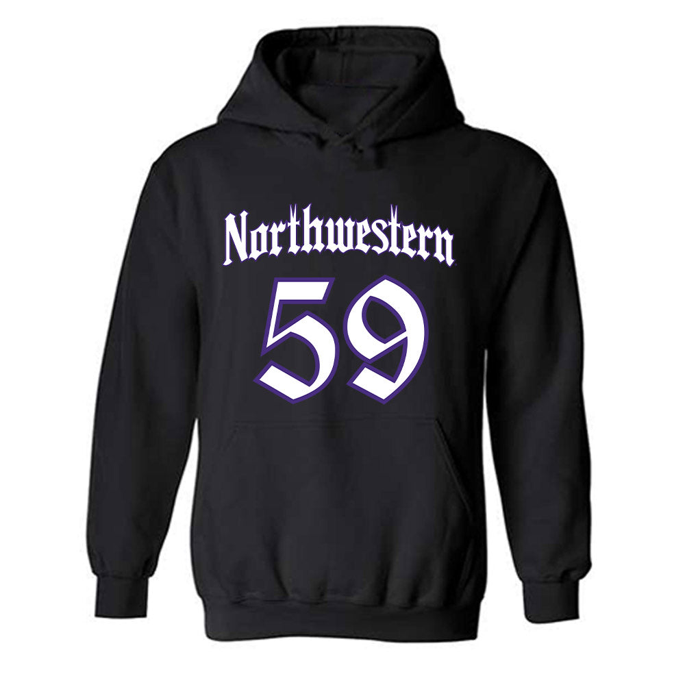 Northwestern - NCAA Football : Glory SW - Hooded Sweatshirt-0