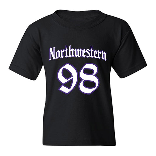 Northwestern - NCAA Football : Landon Lauter - Youth T-Shirt-0