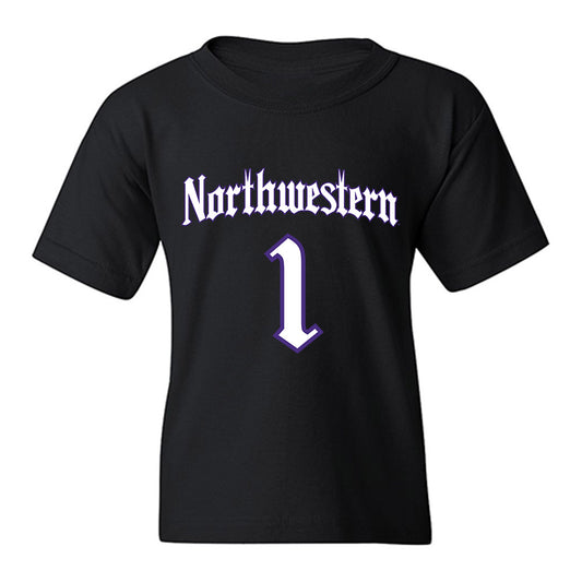 Northwestern - NCAA Men's Basketball : Tyler Kropp - Youth T-Shirt-0