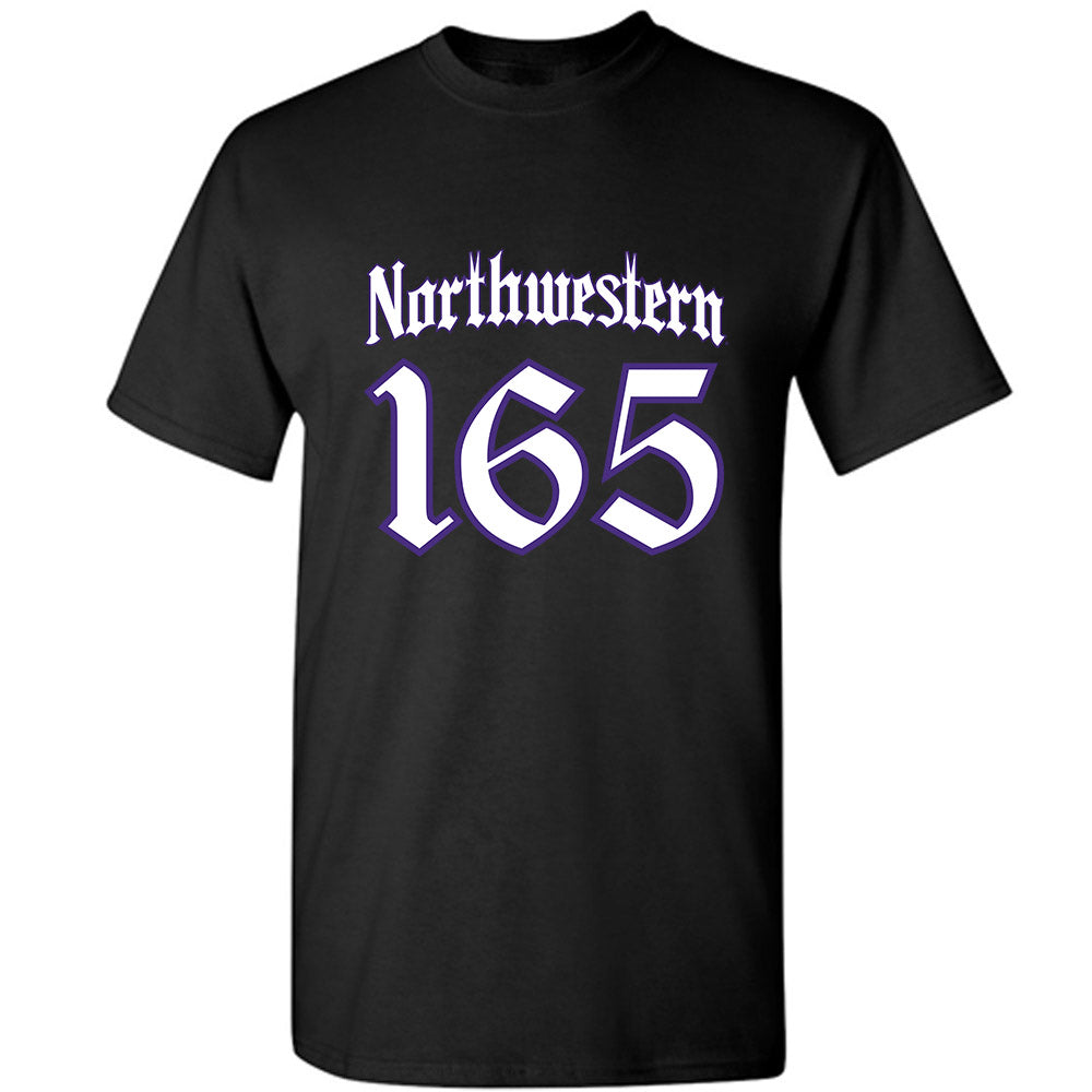 Northwestern - NCAA Wrestling : Eddie Enright - T-Shirt-0