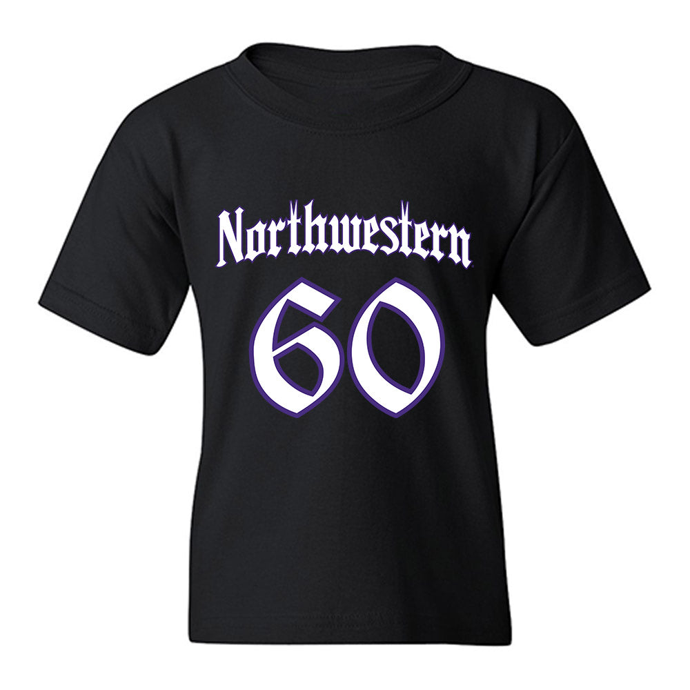 Northwestern - NCAA Football : Hayden Flavin - Youth T-Shirt-0