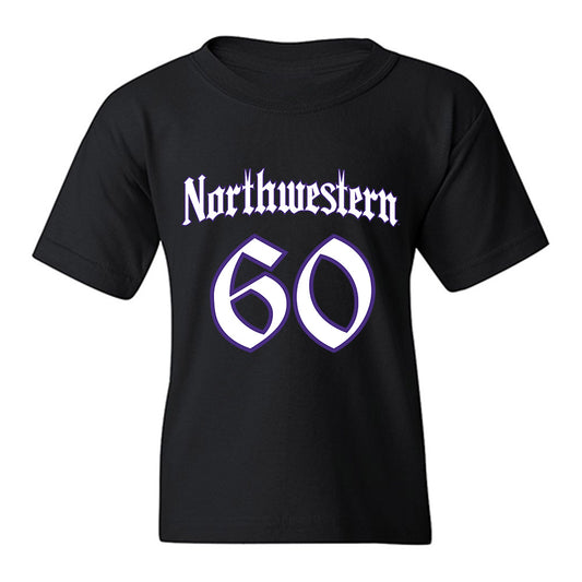 Northwestern - NCAA Football : Hayden Flavin - Youth T-Shirt-0