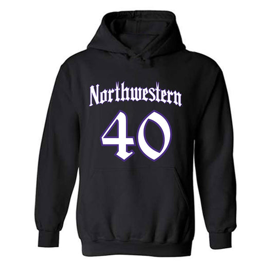 Northwestern - NCAA Football : Jason Reynolds II - Hooded Sweatshirt-0