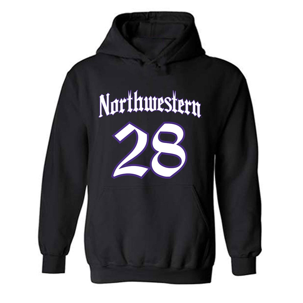 Northwestern - NCAA Men's Soccer : Luca Toro - Hooded Sweatshirt-0
