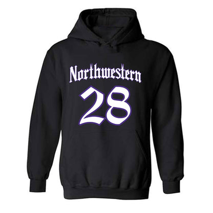 Northwestern - NCAA Men's Soccer : Luca Toro - Hooded Sweatshirt-0