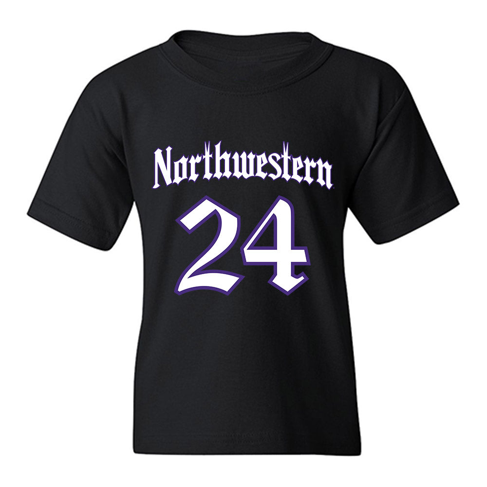 Northwestern - NCAA Women's Soccer : Gwen Zimmerman - Youth T-Shirt-0