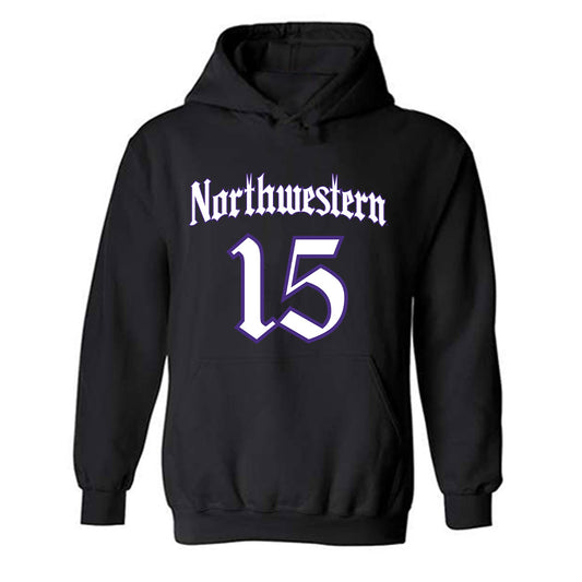 Northwestern - NCAA Men's Soccer : Doug Hainer - Hooded Sweatshirt-0