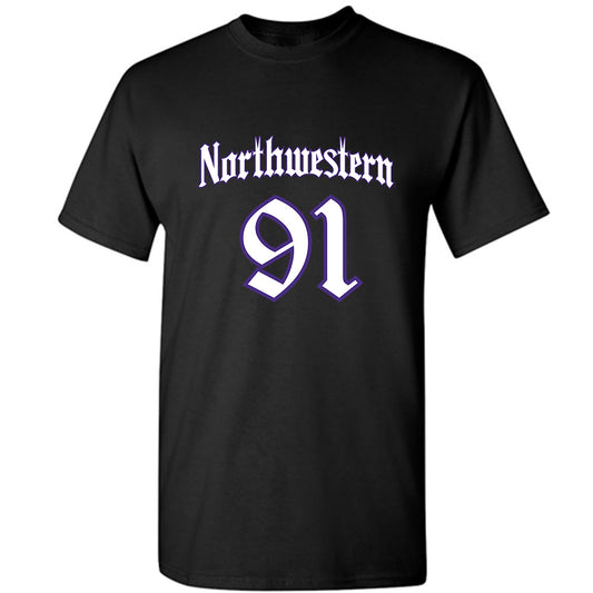 Northwestern - NCAA Football : Evan Boutorwick - T-Shirt-0