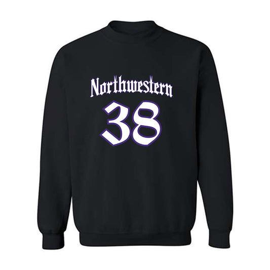 Northwestern - NCAA Women's Lacrosse : Kate Keller - Crewneck Sweatshirt-0