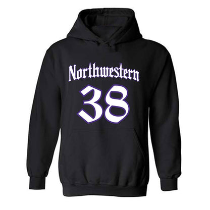 Northwestern - NCAA Women's Lacrosse : Kate Keller - Hooded Sweatshirt-0