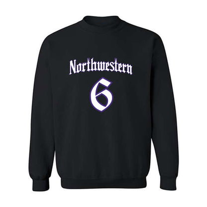 Northwestern - NCAA Women's Volleyball : Bella Simkus - Crewneck Sweatshirt-0