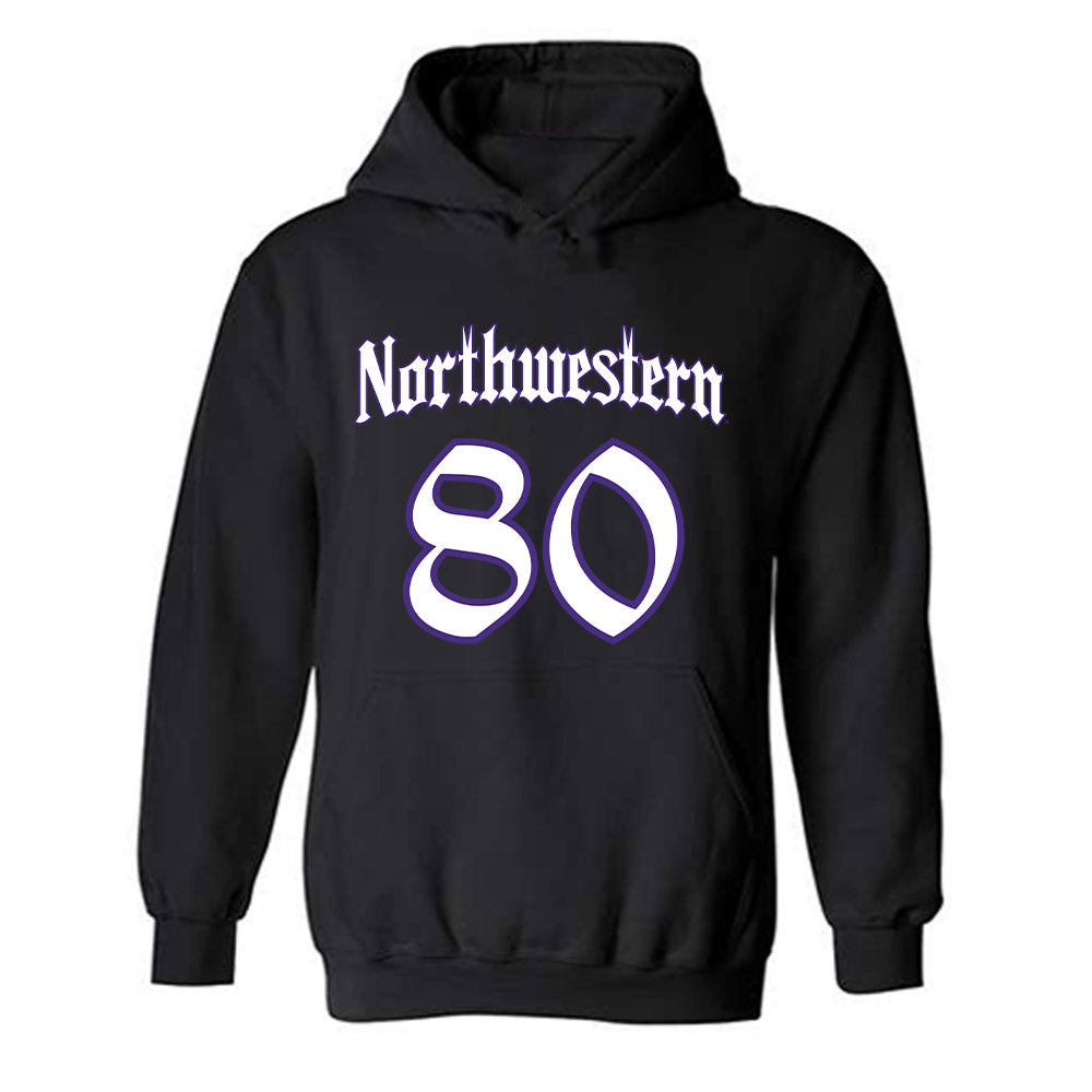 Northwestern - NCAA Football : Braden Blueitt - Hooded Sweatshirt-0