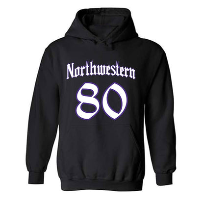 Northwestern - NCAA Football : Braden Blueitt - Hooded Sweatshirt-0
