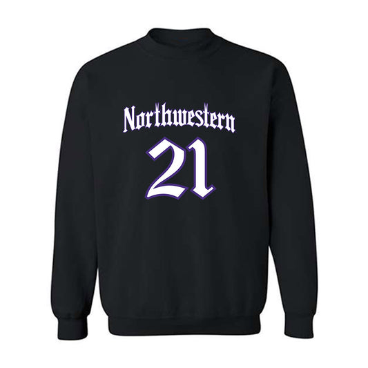 Northwestern - NCAA Women's Field Hockey : Ella Kokinis - Crewneck Sweatshirt-0