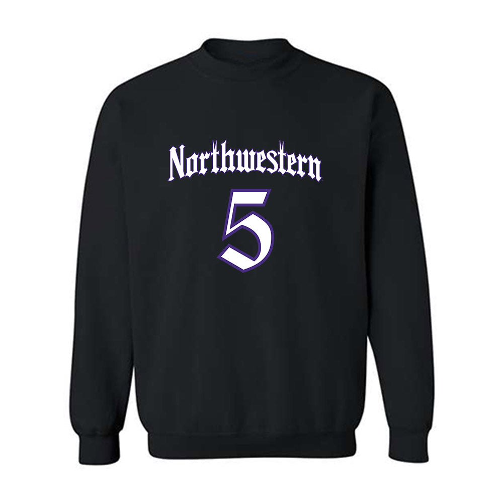 Northwestern - NCAA Men's Soccer : Dimas Van der Heide - Crewneck Sweatshirt-0