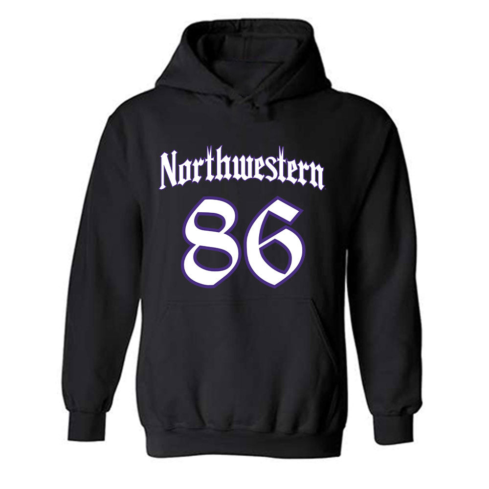 Northwestern - NCAA Football : Alexander Honig - Hooded Sweatshirt-0