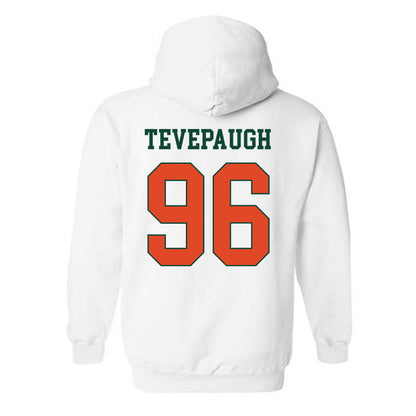 Miami - NCAA Football : Tucker Tevepaugh - Classic Shersey Hooded Sweatshirt-1