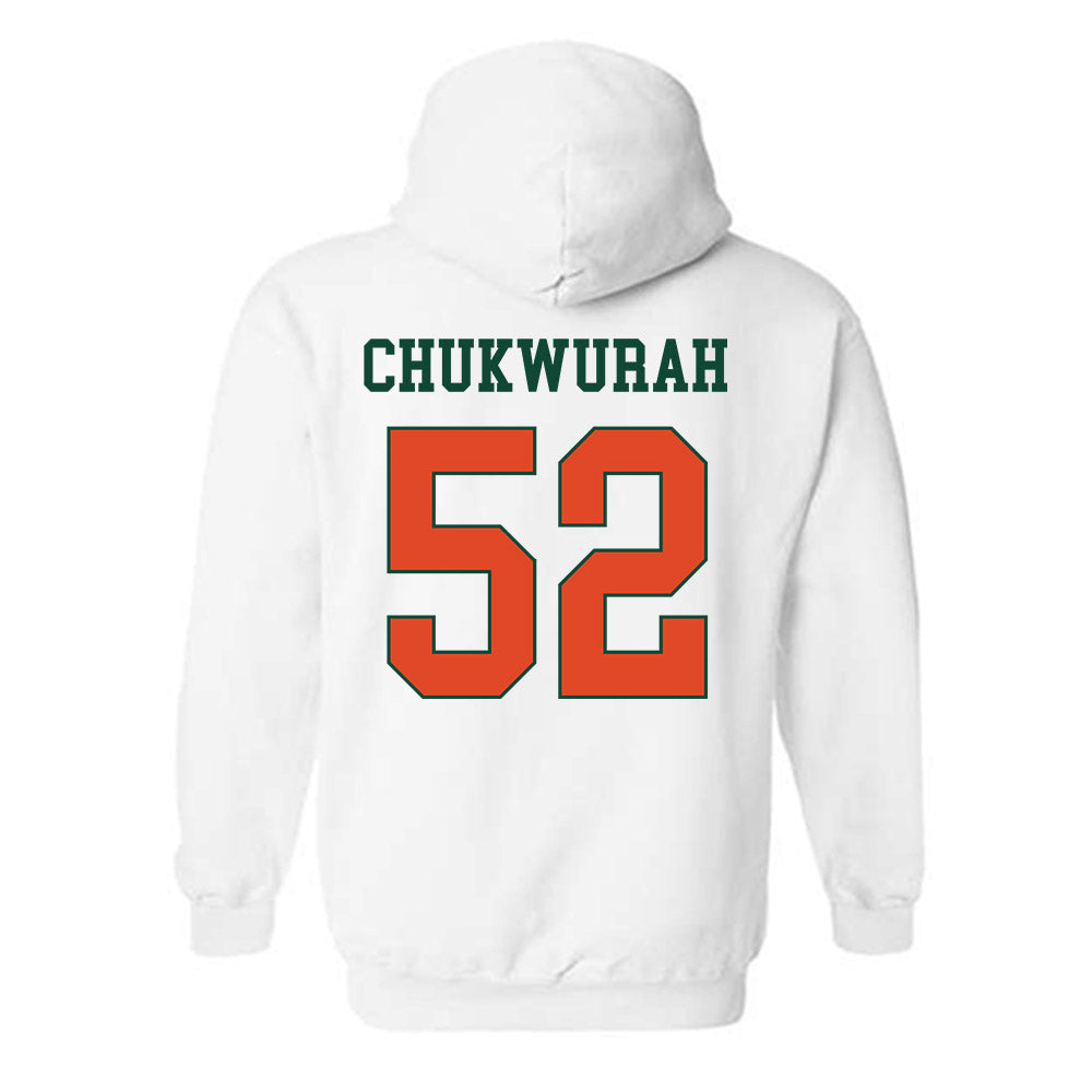 Miami - NCAA Football : Isaac Chukwurah - Classic Shersey Hooded Sweatshirt-1
