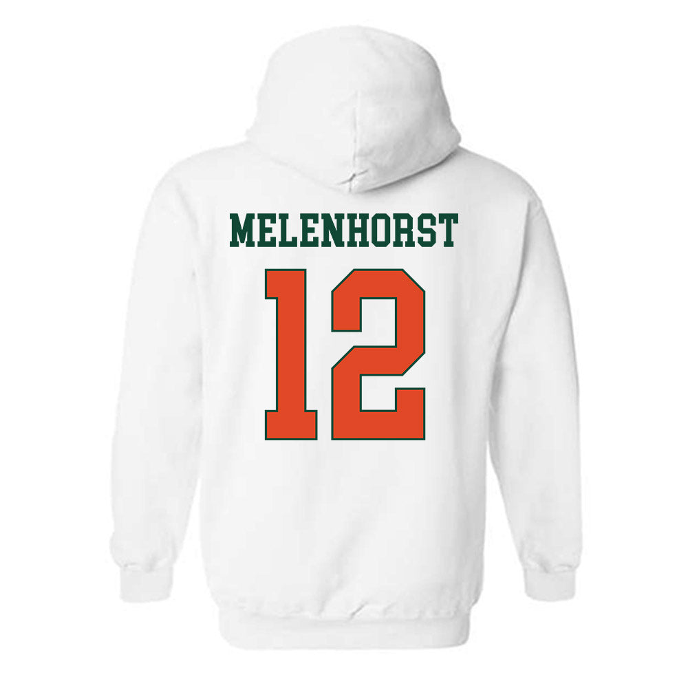 Miami - NCAA Women's Soccer : Teegan Melenhorst - Classic Shersey Hooded Sweatshirt-1