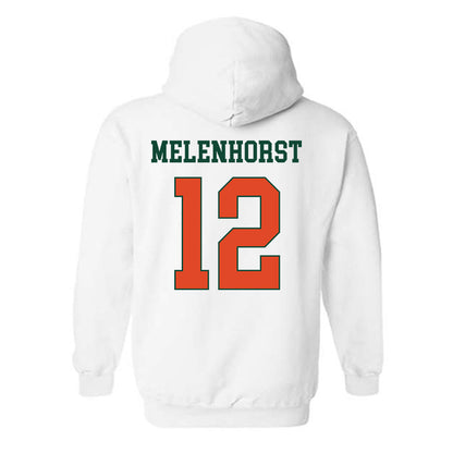 Miami - NCAA Women's Soccer : Teegan Melenhorst - Classic Shersey Hooded Sweatshirt-1