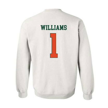 Miami - NCAA Women's Basketball : Camille Williams - Classic Shersey Crewneck Sweatshirt-1