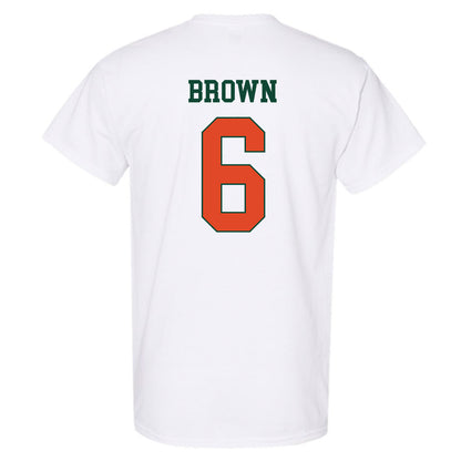 Miami - NCAA Football : CharMar Brown - Classic Shersey T-Shirt-1