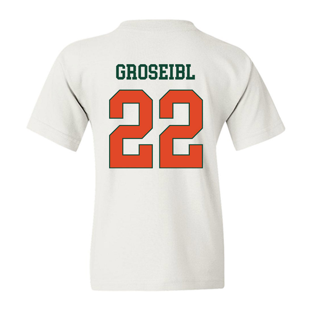 Miami - NCAA Women's Soccer : Sara Groseibl - Classic Shersey Youth T-Shirt-1