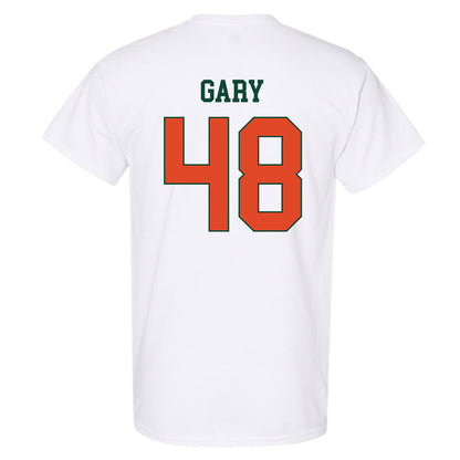 Miami - NCAA Baseball : Bennett Gary - Classic Shersey T-Shirt-1