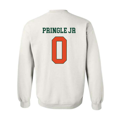 Miami - NCAA Football : Girard Pringle Jr - Classic Shersey Crewneck Sweatshirt-1