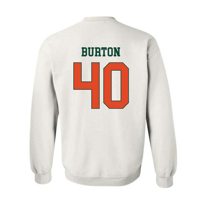 Miami - NCAA Football : Brennan Burton - Classic Shersey Crewneck Sweatshirt-1