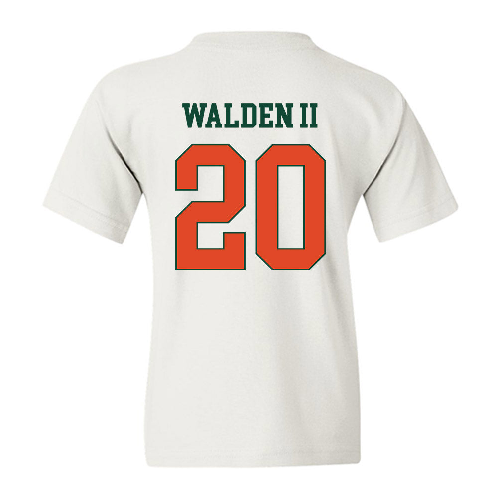 Miami - NCAA Football : Terrell Walden II - Classic Shersey Youth T-Shirt-1