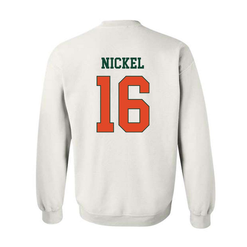 Miami - NCAA Football : Luke Nickel - Classic Shersey Crewneck Sweatshirt-1