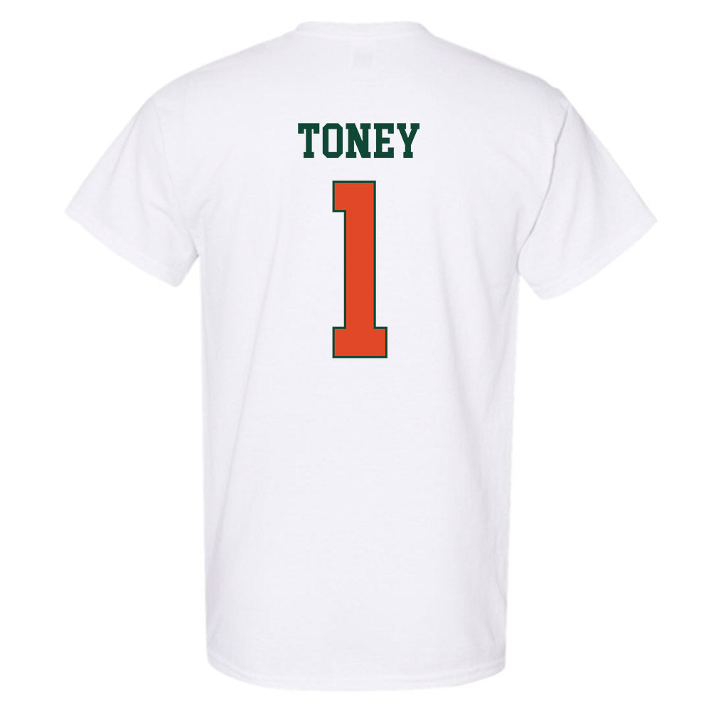 Miami - NCAA Football : Malachi Toney - Classic Shersey T-Shirt-1