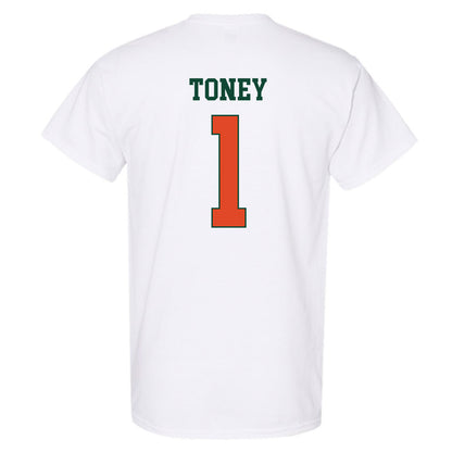 Miami - NCAA Football : Malachi Toney - Classic Shersey T-Shirt-1
