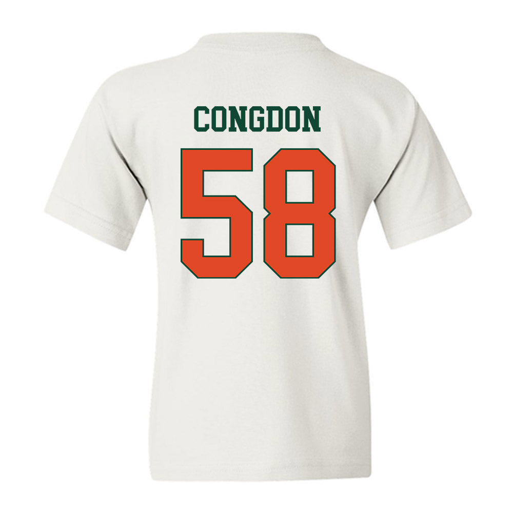 Miami - NCAA Football : Ben Congdon - Classic Shersey Youth T-Shirt-1