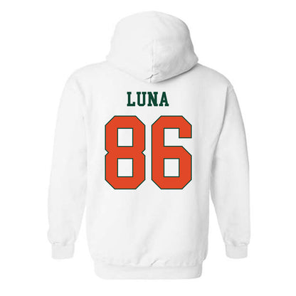 Miami - NCAA Football : Kolby Luna - Classic Shersey Hooded Sweatshirt-1