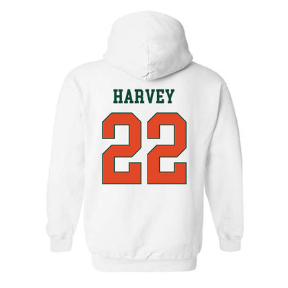Miami - NCAA Women's Volleyball : Asia Harvey - Classic Shersey Hooded Sweatshirt-1