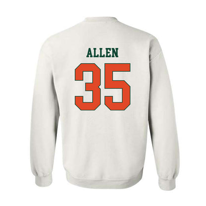 Miami - NCAA Men's Basketball : Dante Allen - Classic Shersey Crewneck Sweatshirt-1