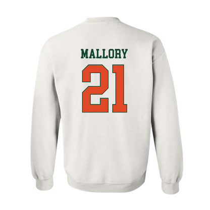 Miami - NCAA Football : Javian Mallory - Classic Shersey Crewneck Sweatshirt-1