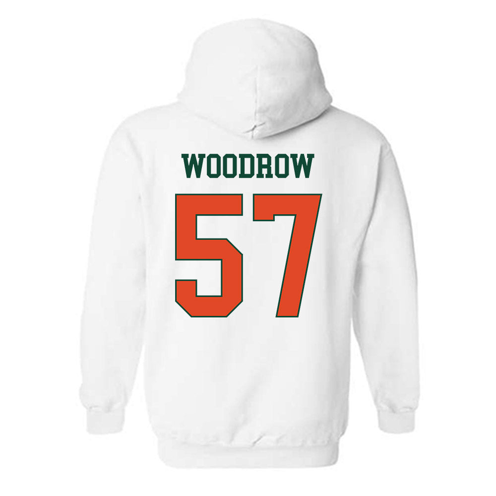 Miami - NCAA Football : Rhys Woodrow - Classic Shersey Hooded Sweatshirt-1