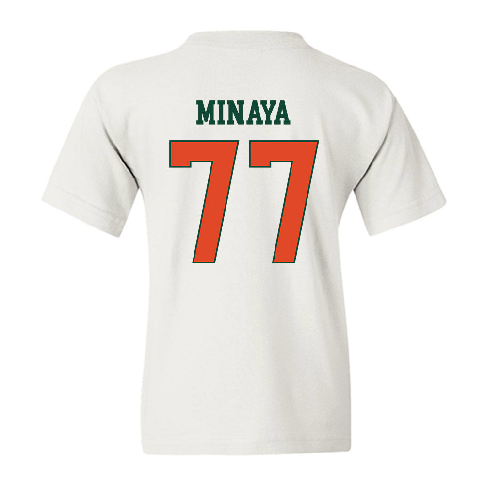 Miami - NCAA Football : Juan Minaya - Classic Shersey Youth T-Shirt-1