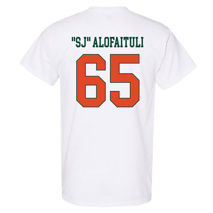 Miami - NCAA Football : Seuseu "SJ" Alofaituli - Classic Shersey T-Shirt-1