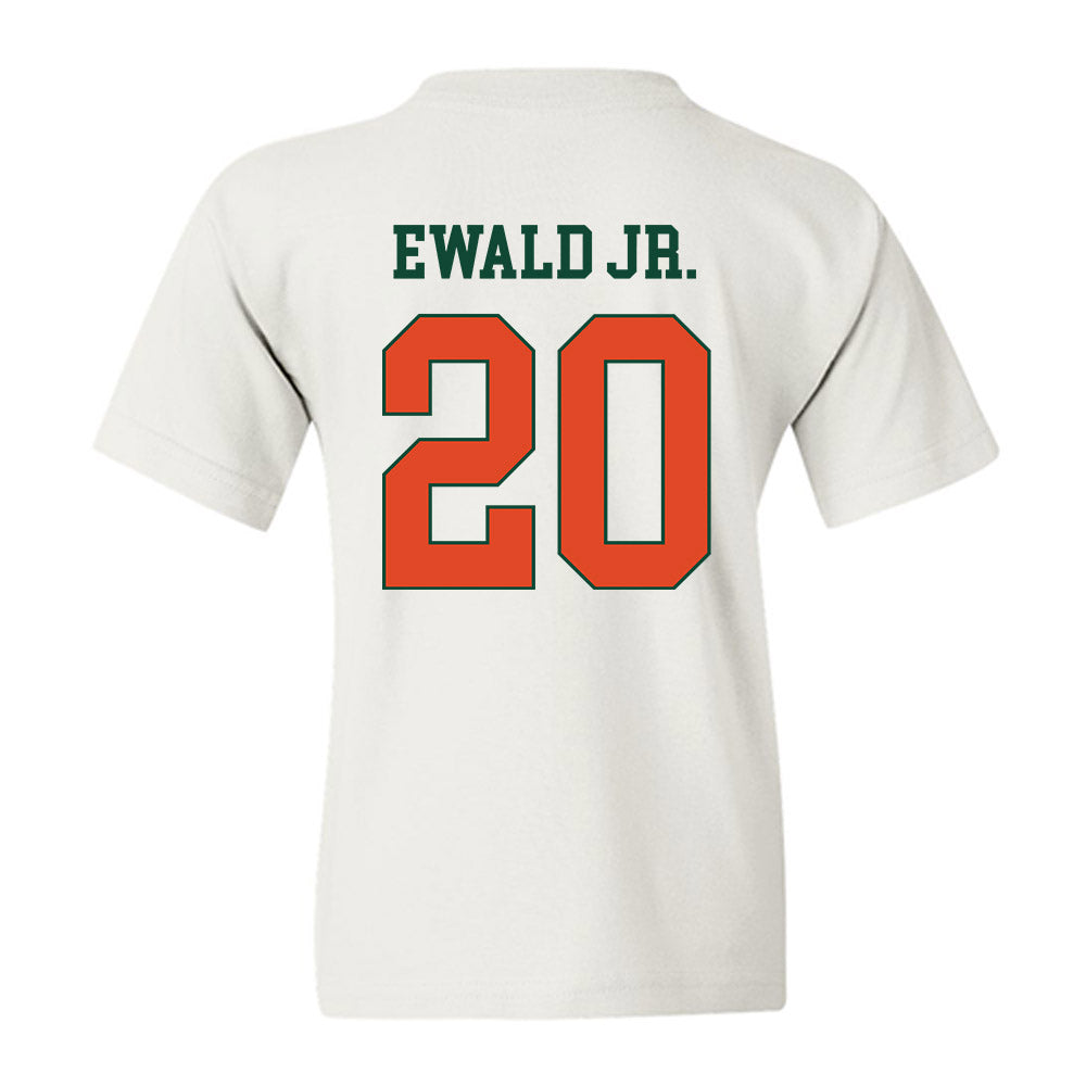 Miami - NCAA Football : Chris Ewald Jr. - Classic Shersey Youth T-Shirt-1