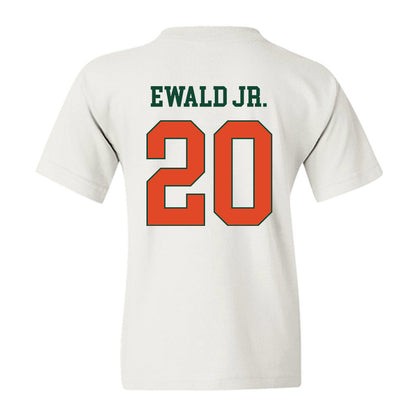 Miami - NCAA Football : Chris Ewald Jr. - Classic Shersey Youth T-Shirt-1