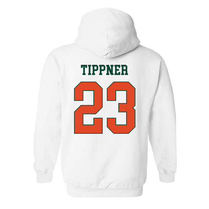 Miami - NCAA Women's Basketball : Meredith Tippner - Classic Shersey Hooded Sweatshirt-1
